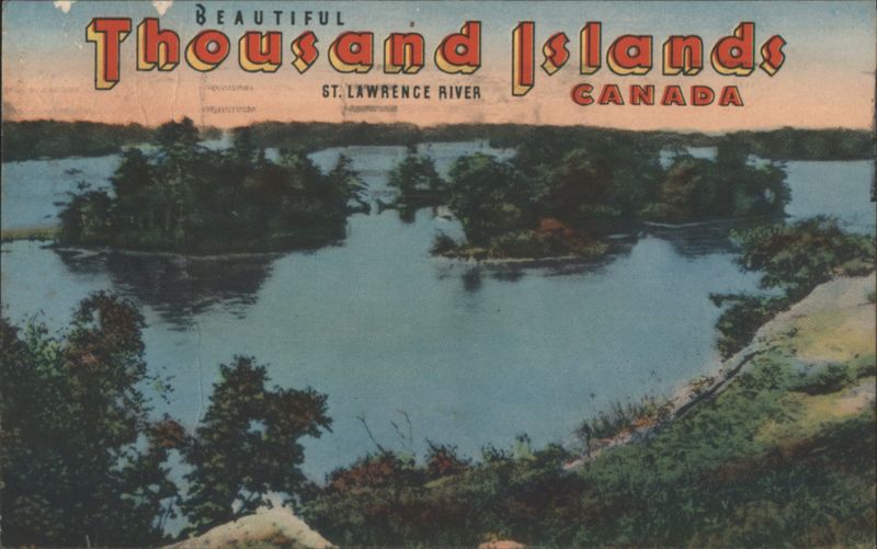Beautiful Thousand Islands, St. Lawrence River, Canada