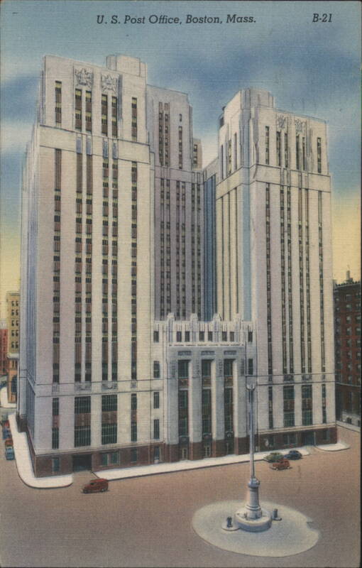 U. S. Post Office, Boston, Mass. B-21 Massachusetts