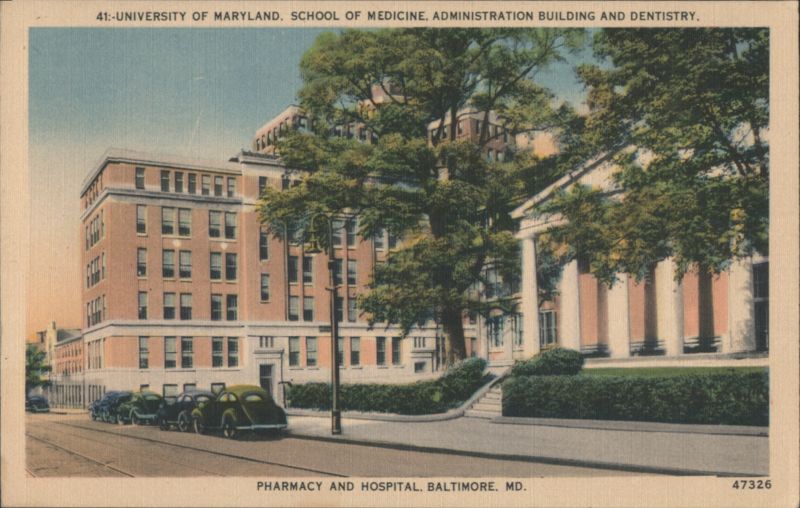 University of Maryland School of Medicine, Admin, Dentistry Baltimore