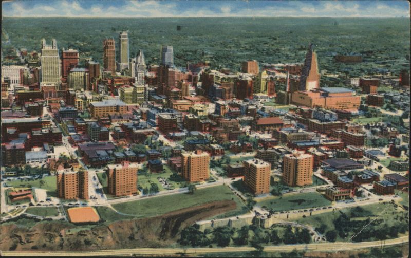 Aerial View Kansas City, Missouri