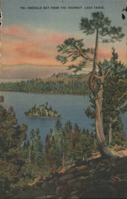 Emerald Bay from the Highway, Lake Tahoe California