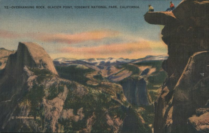 Overhanging Rock, Glacier Point, Yosemite National Park California