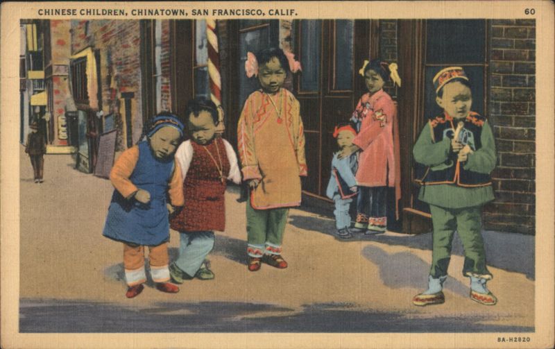 Chinese Children, Chinatown, San Francisco, California