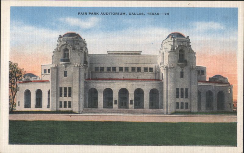 Fair Park Auditorium, Dallas, Texas