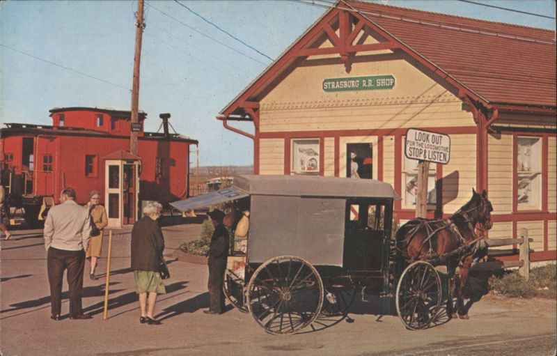 Strasburg RR Shop, Amish Horse & Buggy, Strasburg, PA Pennsylvania