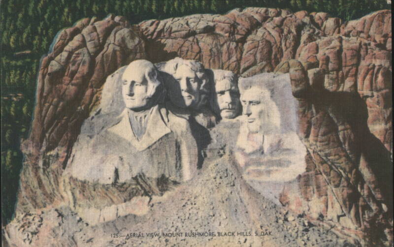 Mount Rushmore Aerial View, Black Hills South Dakota