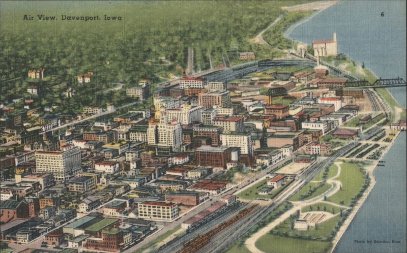 Air View, Davenport, Iowa Bowden Bros.