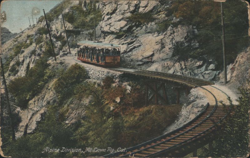 Alpine Division, Mt. Lowe Railway, CA California
