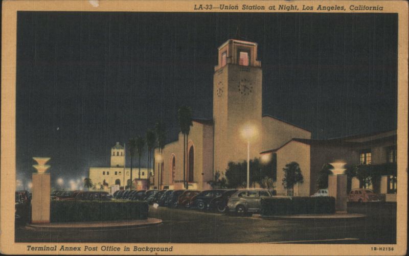 Union Station at Night, Los Angeles California