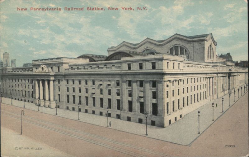 New Pennsylvania Railroad Station, New York, NY WM. MILLER