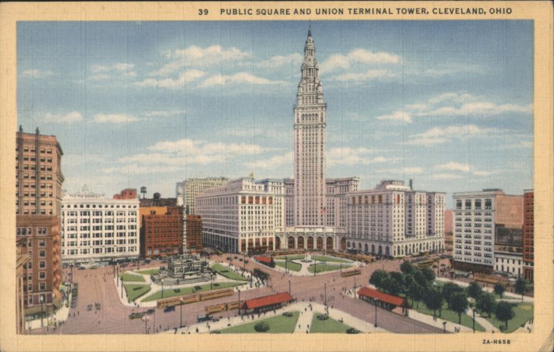 Public Square and Union Terminal Tower, Cleveland Ohio
