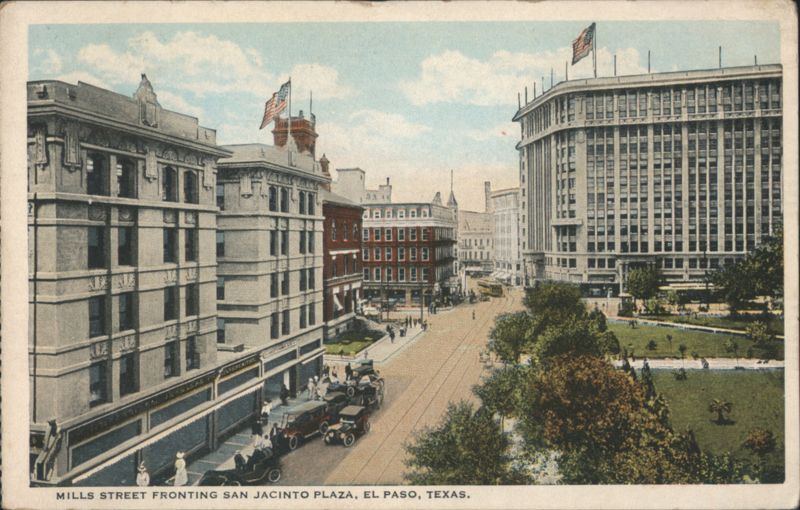Mills Street Fronting San Jacinto Plaza El Paso Texas