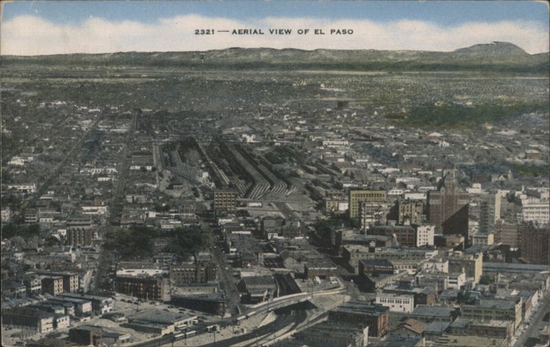 Aerial View of El Paso Texas