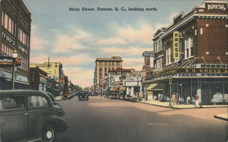 Main Street, Sumter, S. C., looking north South Carolina