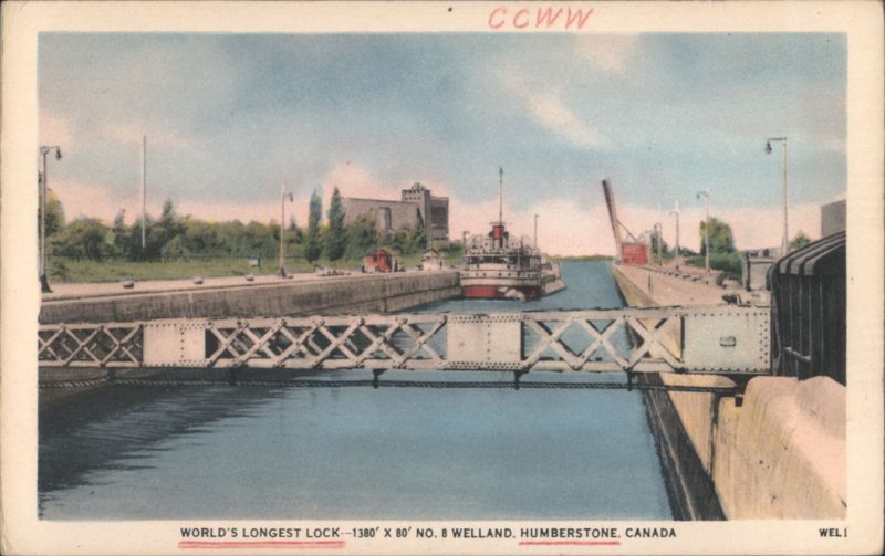 World's Longest Lock No. 8 Welland Humberstone Welland, Humberstone Canada