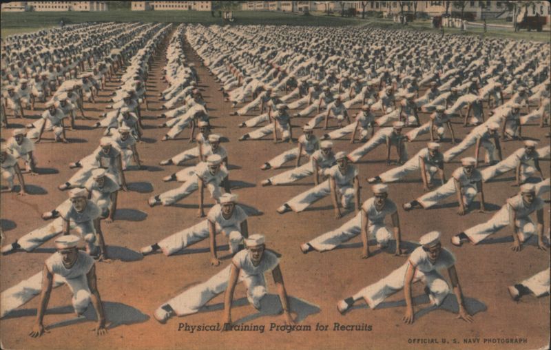 U.S. Navy Recruits Physical Training Program