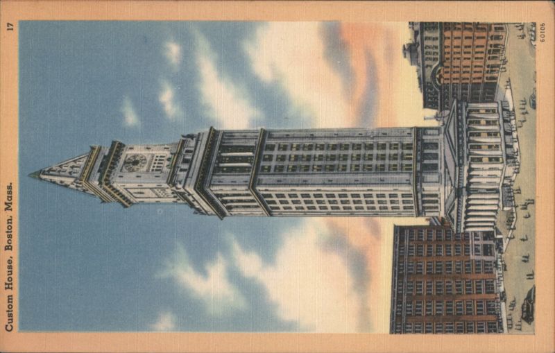 Custom House Tower, Boston Skyline Massachusetts