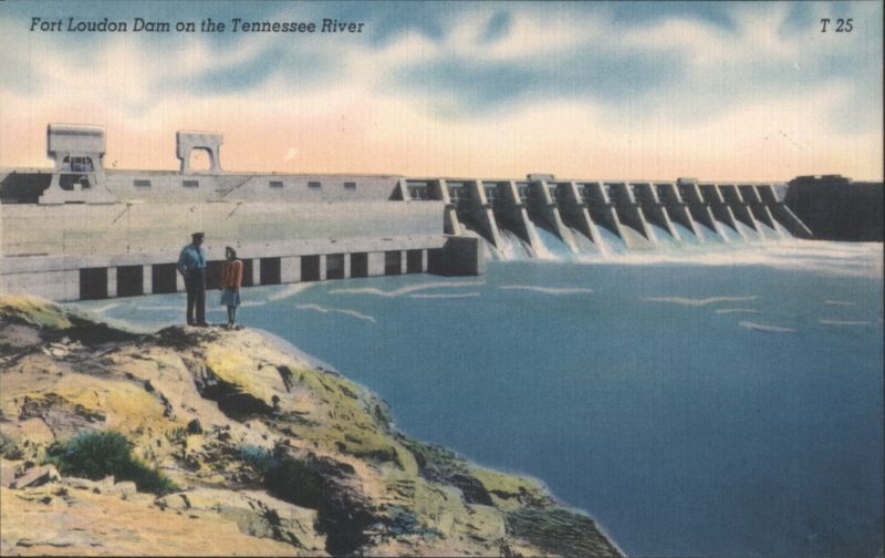Fort Loudon Dam on the Tennessee River Knoxville