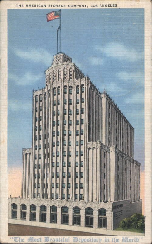 American Storage Company Los Angeles - Most Beautiful Depository California