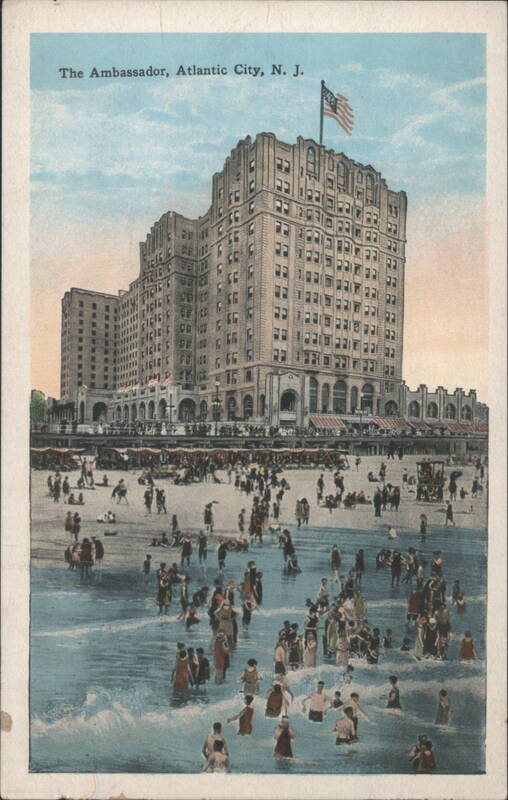 The Ambassador Hotel, Atlantic City Beach New Jersey
