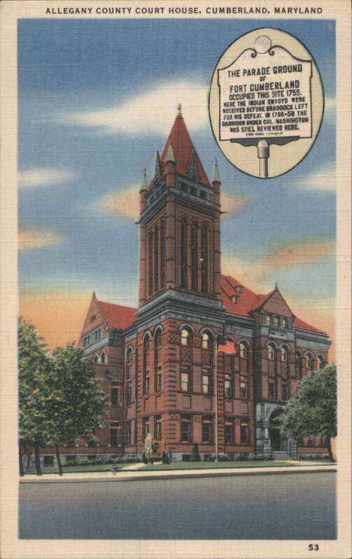 Allegany County Court House, Cumberland, MD Maryland