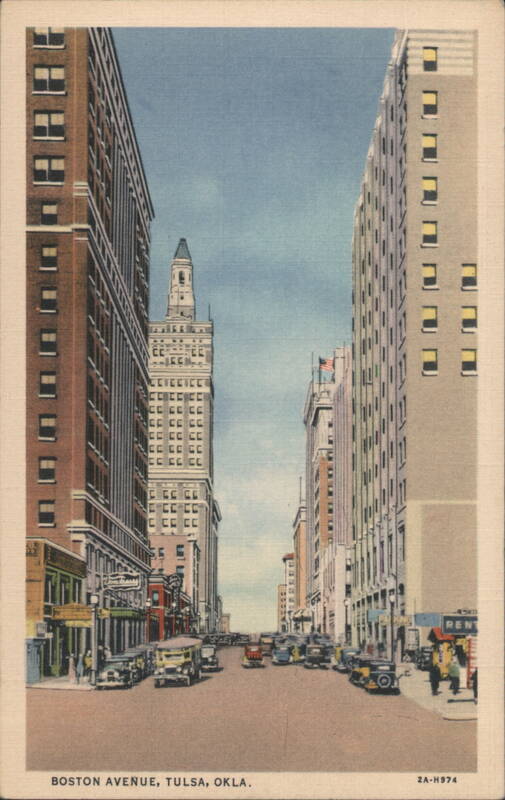 Boston Avenue, Tulsa, OK Street View, Tall Buildings Oklahoma