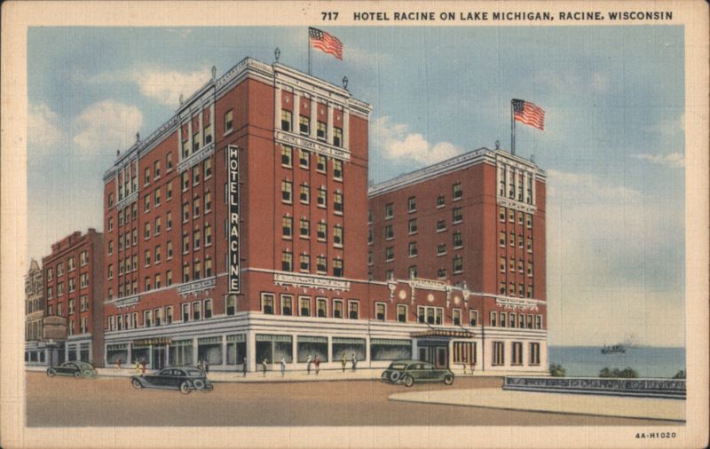 Hotel Racine on Lake Michigan Wisconsin