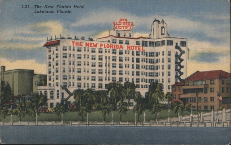 The New Florida Hotel, Lake Mirror & Civic Center Lakeland