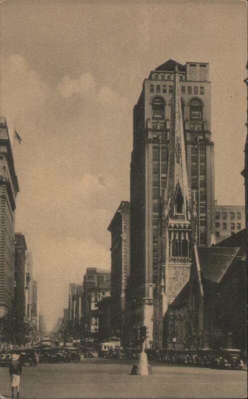 Broad Street Looking North from City Hall Philadelphia Pennsylvania