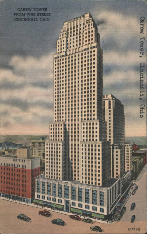 Carew Tower from Vine Street, Cincinnati Ohio