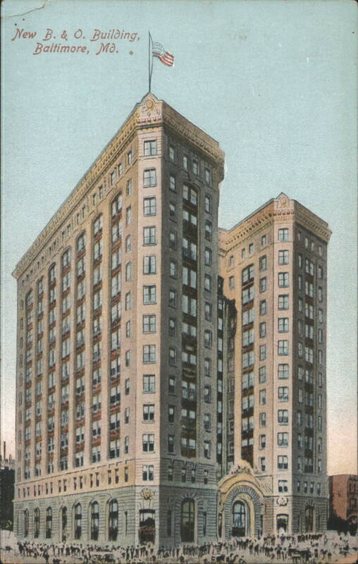 New B. & O. Building, Baltimore, MD Maryland