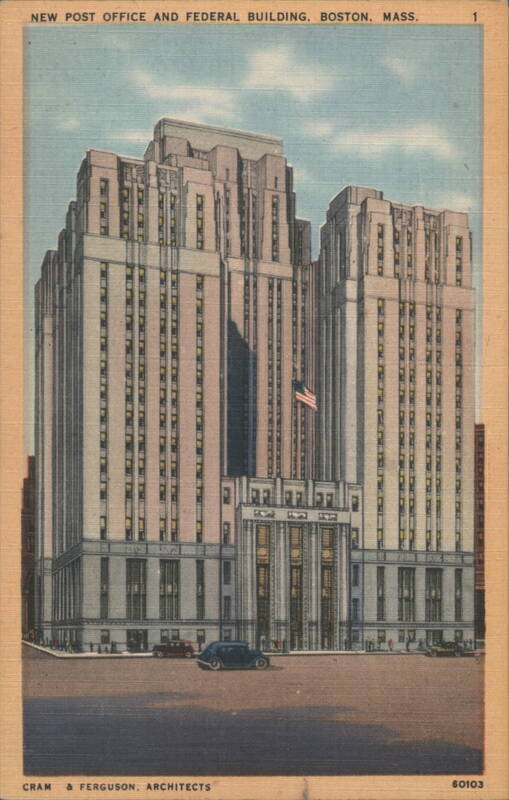 New Post Office and Federal Building, Boston, MA Massachusetts