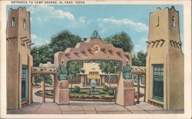 ENTRANCE TO CAMP GRANDE, EL PASO, TEXAS