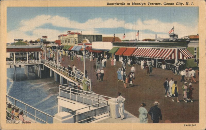 Boardwalk at Moorlyn Terrace Ocean City New Jersey