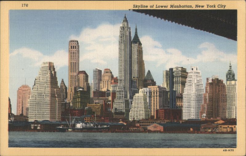 Skyline of Lower Manhattan, New York City