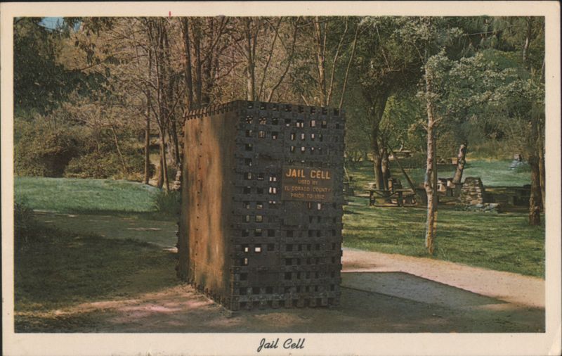 Jail Cell, El Dorado County, CA, Marshall Gold Discovery State Park Coloma California
