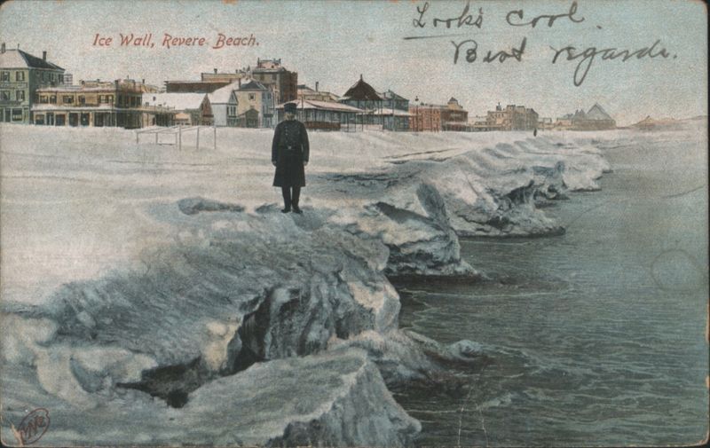 Ice Wall, Revere Beach Massachusetts