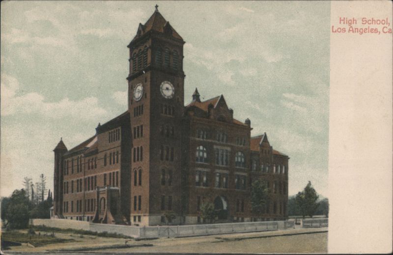 High School, Los Angeles, CA California