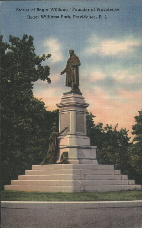 Statue of Roger Williams, Roger Williams Park Providence Rhode Island
