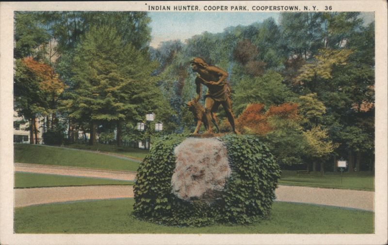 Indian Hunter, Cooper Park, Cooperstown, NY New York