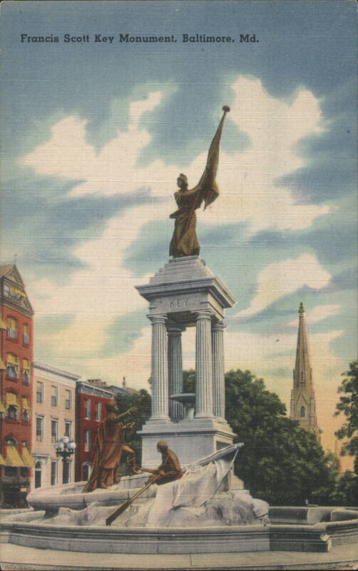 Francis Scott Key Monument, Baltimore, MD Maryland