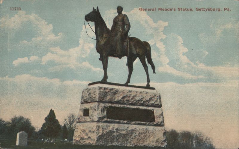 General Meade's Statue, Gettysburg, PA Pennsylvania