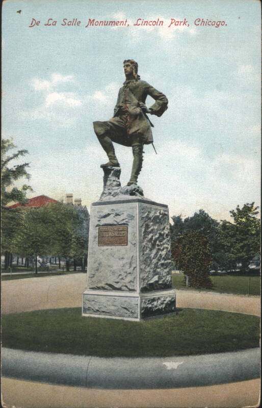 De La Salle Monument, Lincoln Park, Chicago Illinois