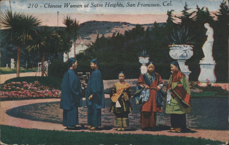 Chinese Women at Sutro Heights, San Francisco, CA California