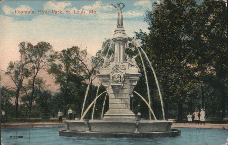 Fountain, Hyde Park, St. Louis Missouri