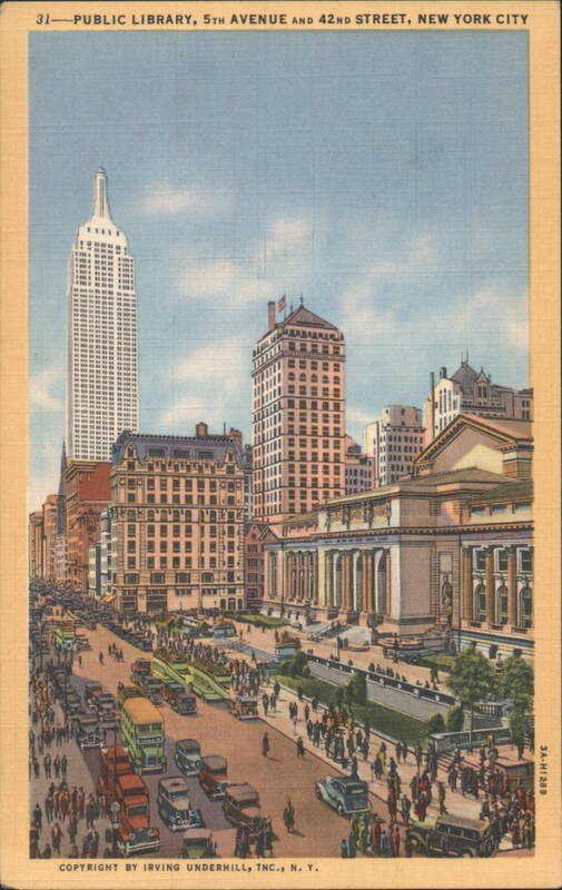 31 - Public Library, 5th Avenue and 42nd Street New York