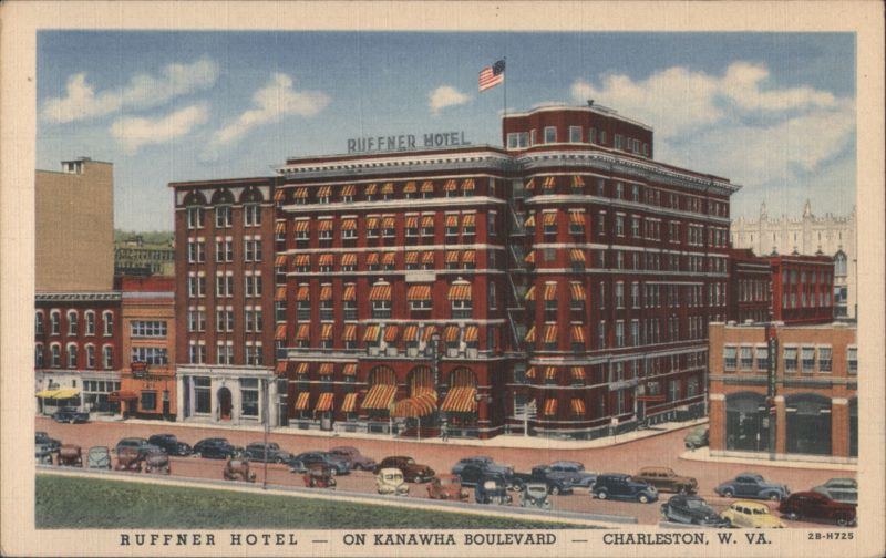 Ruffner Hotel, Kanawha Boulevard Charleston West Virginia