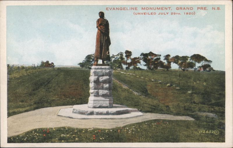 Evangeline Monument, Grand Pre, NS Canada Nova Scotia