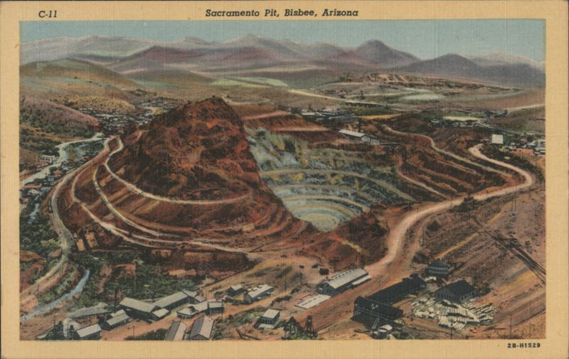 Sacramento Pit Open Pit Mine, Bisbee, AZ Arizona