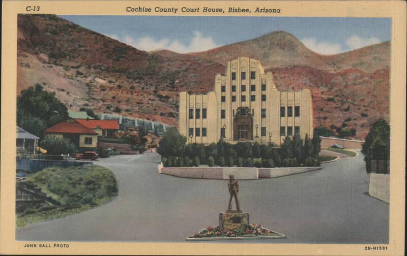 Cochise County Court House & Miners' Monument Bisbee Arizona